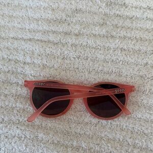 goodr Translucent Coral Round Sunglasses